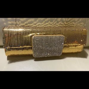 Gorgeous Gold Sequins Clutch / Purse
